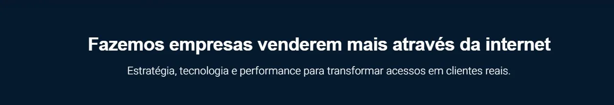 Exemplo de layout Título e Subtítulo