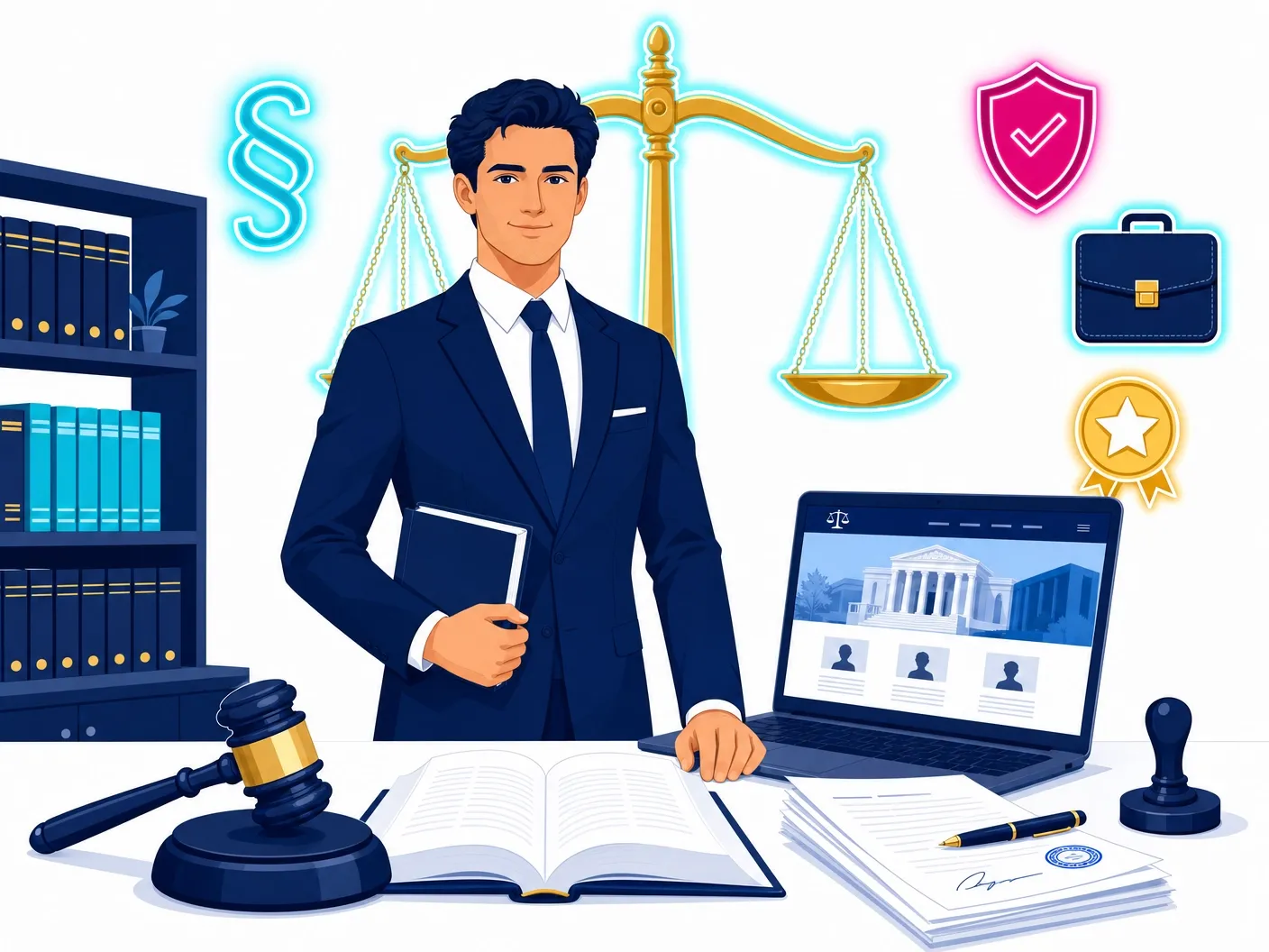 Site para Advogado e Escritório
