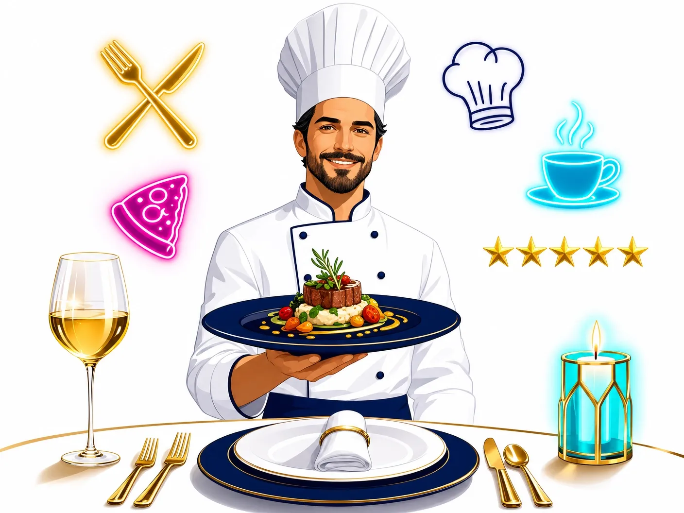 Site para Restaurante, Bar e Buffet